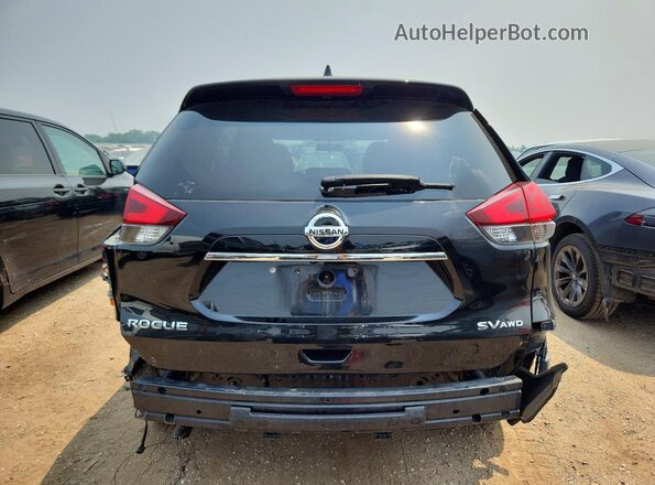 JN8AT2MV7HW267100 2017 NISSAN ROGUE Black უკანა ხედი