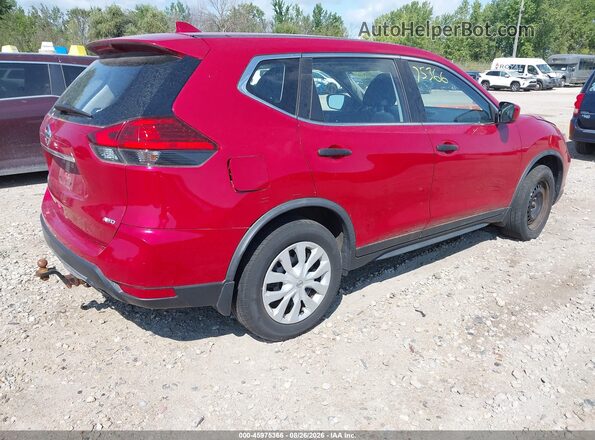 JN8AT2MV7HW276332 2017 NISSAN ROGUE Красный Задняя правая четверть