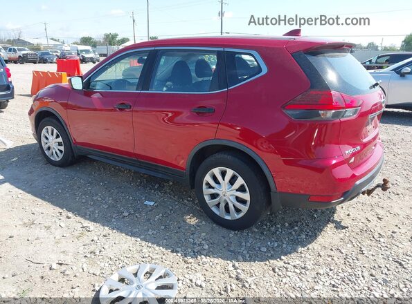 JN8AT2MV7HW276332 2017 NISSAN ROGUE Красный Задняя левая четверть