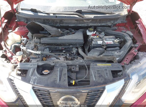 JN8AT2MV7HW276332 2017 NISSAN ROGUE Красный Вид сзади