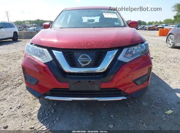 JN8AT2MV7HW276332 2017 NISSAN ROGUE Красный Вид щитка приборов