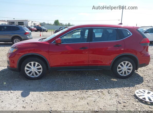 JN8AT2MV7HW276332 2017 NISSAN ROGUE Красный Панорамный вид салона 360°