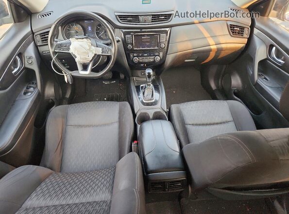 JN8AT2MV7JW343775 2018 NISSAN ROGUE Blue Widok deski rozdzielczej