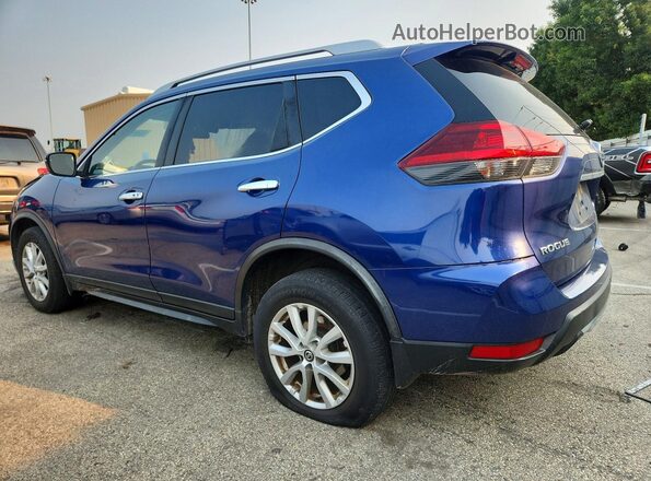 JN8AT2MV7JW343775 2018 NISSAN ROGUE Blue Tył lewy