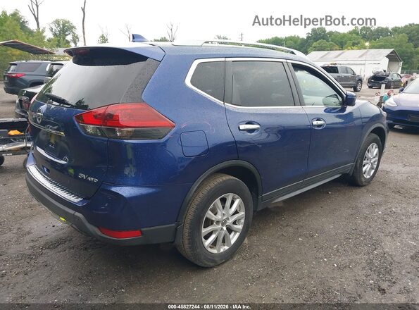 JN8AT2MV7JW344859 2018 NISSAN ROGUE Blue Trasero derecho