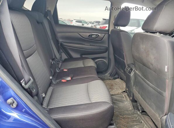 JN8AT2MV7KW372694 2019 NISSAN ROGUE Синий Вид задних сидений