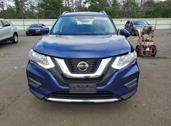 JN8AT2MV7KW388166 2019 NISSAN ROGUE Синий Вид спереди