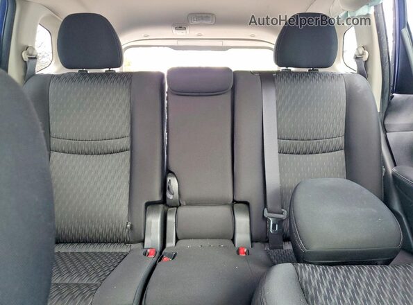 JN8AT2MV7KW388166 2019 NISSAN ROGUE Синий Вид задних сидений
