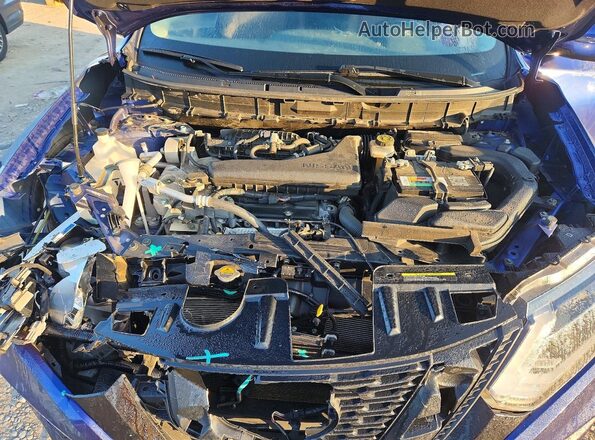 JN8AT2MV7LW116184 2020 NISSAN ROGUE Blue Շարժիչի բաժամունքի տեսք