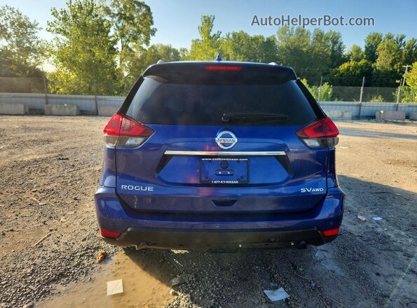 JN8AT2MV7LW116184 2020 NISSAN ROGUE Blue Հետևի տեսք