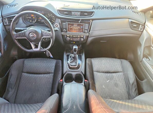 JN8AT2MV7LW116184 2020 NISSAN ROGUE Blue Առջևի վահանակի տեսք