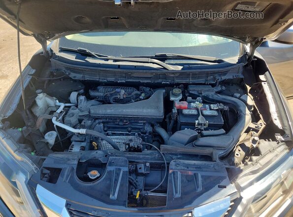 JN8AT2MV8HW004131 2017 NISSAN ROGUE Gray Vista del compartimento del motor