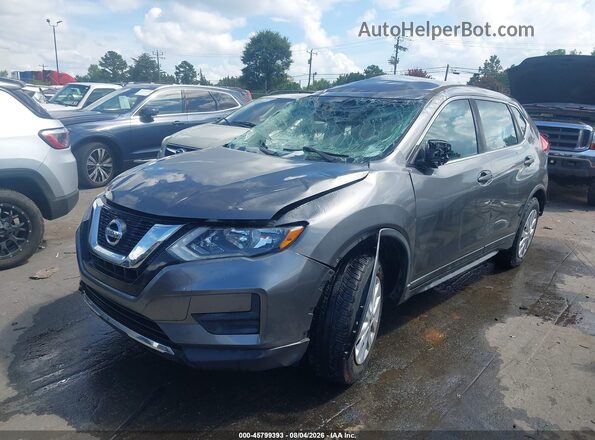 JN8AT2MV8HW008308 2017 NISSAN ROGUE Gray Передня ліва чверть