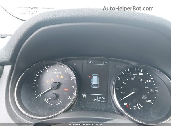 JN8AT2MV8HW019356 2017 NISSAN ROGUE Silver უკანა სავარძლების ხედი