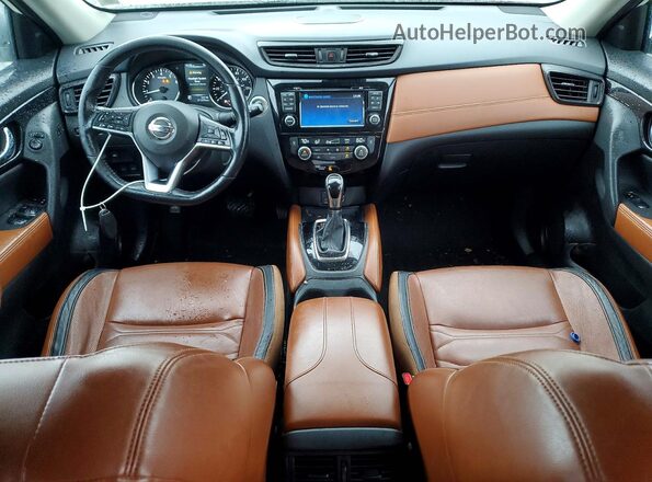 JN8AT2MV8HW024380 2017 NISSAN ROGUE White წინა პანელის ხედი
