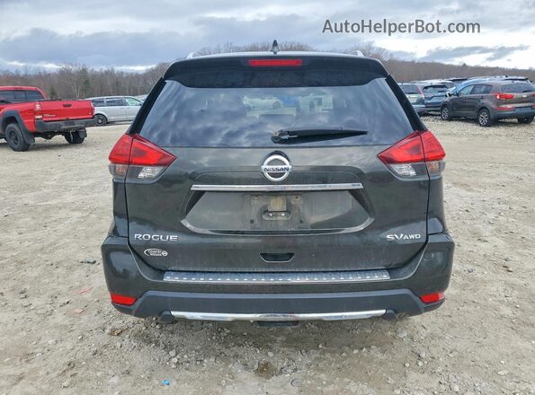 JN8AT2MV8HW026727 2017 NISSAN ROGUE Зеленый Вид сзади