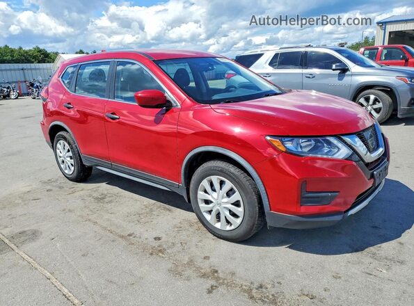 JN8AT2MV8HW277019 2017 NISSAN ROGUE Red წინა სალონის ხედი