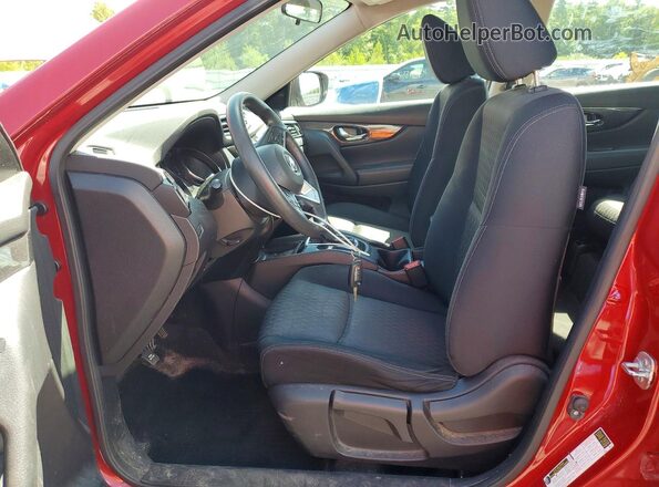 JN8AT2MV8HW277019 2017 NISSAN ROGUE Red VIN კოდის სტიკერის ხედი