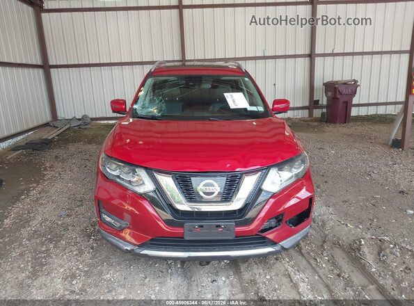 JN8AT2MV8HW284729 2017 NISSAN ROGUE Red Սարքավորումների վահանակի տեսք