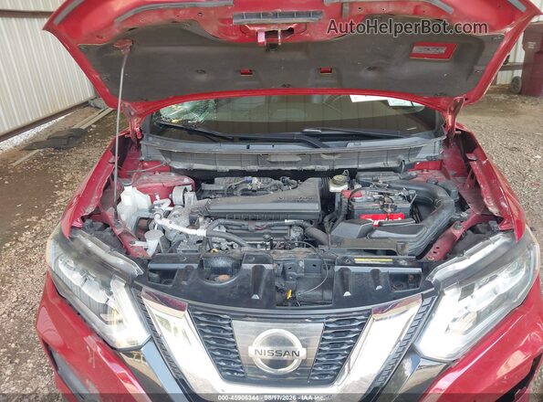 JN8AT2MV8HW284729 2017 NISSAN ROGUE Red Հետևի տեսք