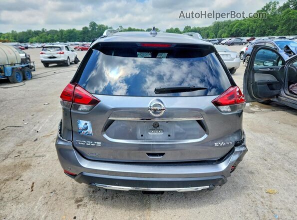 JN8AT2MV8LW106697 2020 NISSAN ROGUE Gray Widok z tyłu