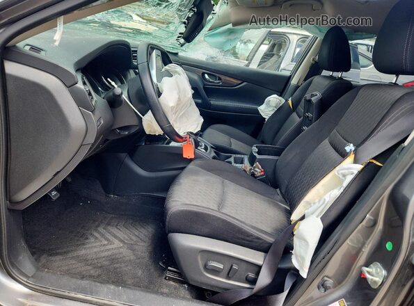 JN8AT2MV8LW106697 2020 NISSAN ROGUE Gray Widok wnętrza z przodu