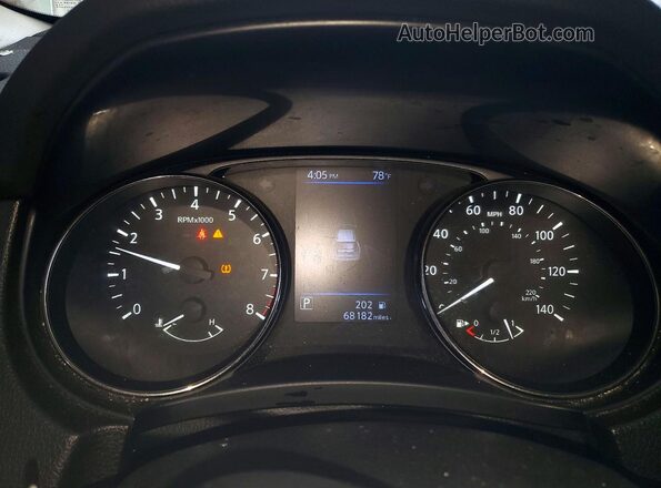 JN8AT2MV8LW108904 2020 NISSAN ROGUE White Instrument cluster view