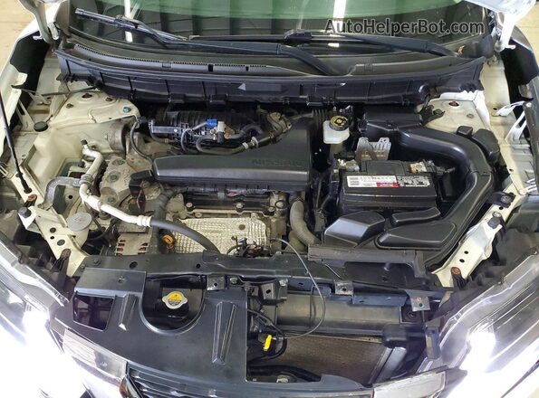 JN8AT2MV8LW112497 2020 NISSAN ROGUE White Vista del compartimento del motor
