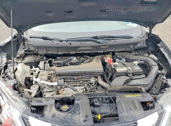 JN8AT2MV8LW133821 2020 NISSAN ROGUE Black Вид підкапотного простору