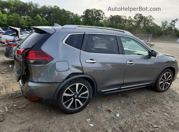 JN8AT2MV9JW330347 2018 NISSAN ROGUE Gray Задня права чверть