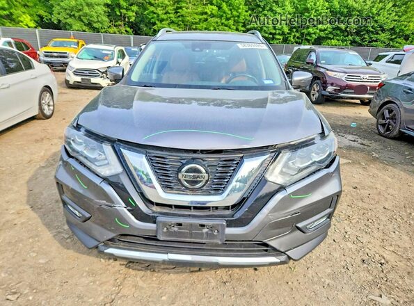 JN8AT2MV9JW330347 2018 NISSAN ROGUE Gray Вид спереду