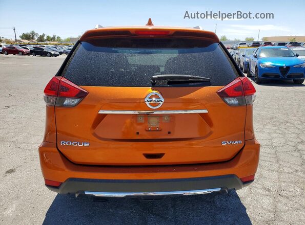 JN8AT2MV9JW355104 2018 NISSAN ROGUE Orange Հետևի տեսք