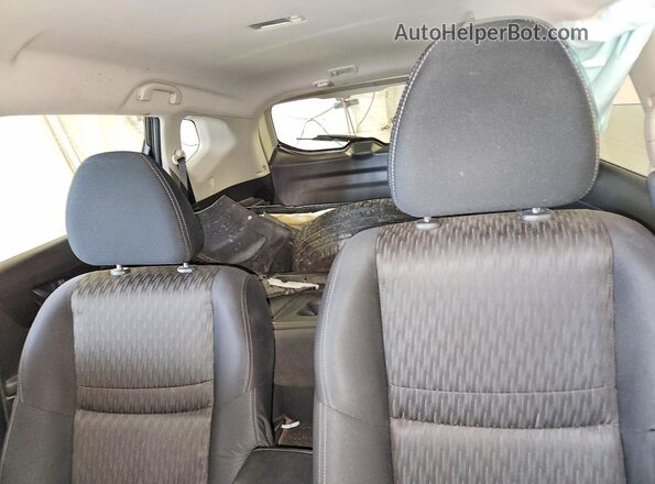 JN8AT2MV9LW123900 2020 NISSAN ROGUE Black Հետևի նստատեղերի տեսք