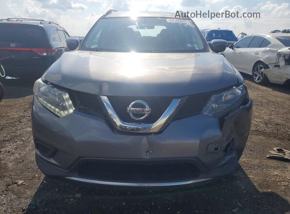JN8AT2MVXGW147189 2016 NISSAN ROGUE Gray Դիմացի տեսք