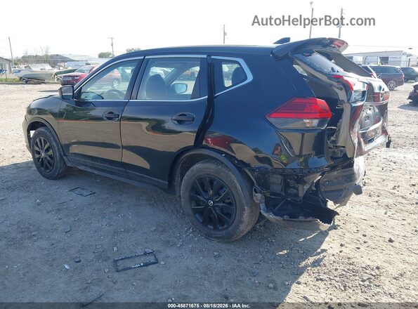 JN8AT2MVXHW003403 2017 NISSAN ROGUE Black უკანა მარცხენა