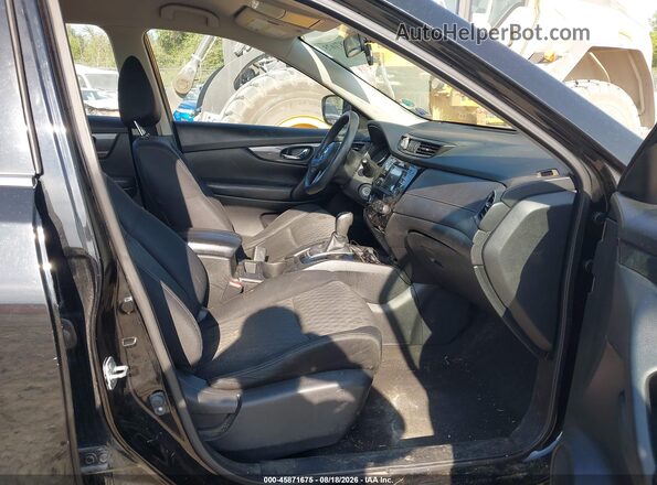 JN8AT2MVXHW003403 2017 NISSAN ROGUE Black წინა სალონის ხედი