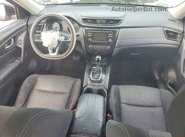 JN8AT2MVXHW005684 2017 NISSAN ROGUE Silver წინა პანელის ხედი