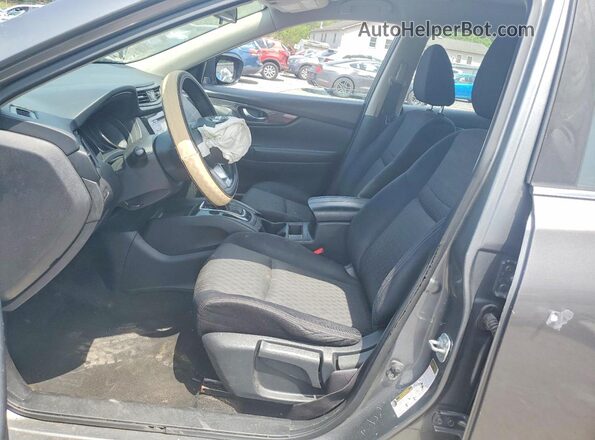 JN8AT2MVXHW005684 2017 NISSAN ROGUE Silver წინა სალონის ხედი