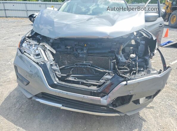 JN8AT2MVXHW005684 2017 NISSAN ROGUE Silver ძრავის განყოფილების ხედი