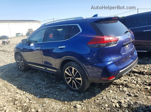 JN8AT2MVXHW018113 2017 NISSAN ROGUE Blue უკანა მარცხენა