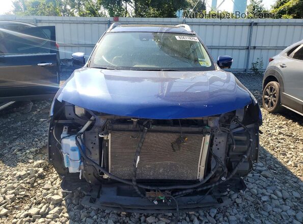 JN8AT2MVXHW018113 2017 NISSAN ROGUE Blue წინა ხედი