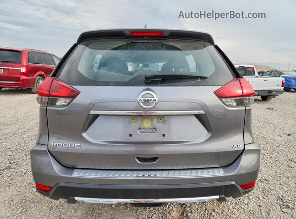 JN8AT2MVXHW251893 2017 NISSAN ROGUE Серый Вид сзади