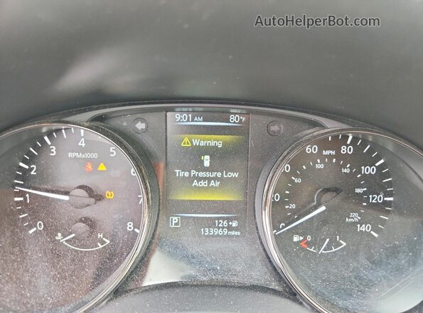 JN8AT2MVXHW251893 2017 NISSAN ROGUE Серый Вид щитка приборов