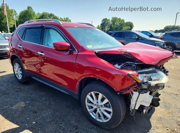 JN8AT2MVXHW268872 2017 NISSAN ROGUE Red Przód prawy