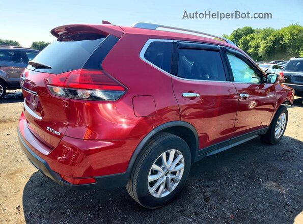 JN8AT2MVXHW268872 2017 NISSAN ROGUE Red Tył prawy