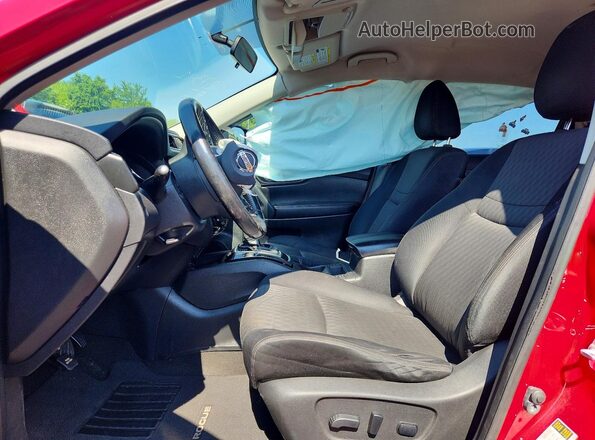 JN8AT2MVXHW268872 2017 NISSAN ROGUE Red Widok wnętrza z przodu