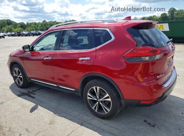 JN8AT2MVXHW286062 2017 NISSAN ROGUE Red Tył prawy