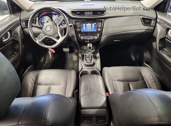 JN8AT2MVXJW307028 2018 NISSAN ROGUE Gray Widok deski rozdzielczej