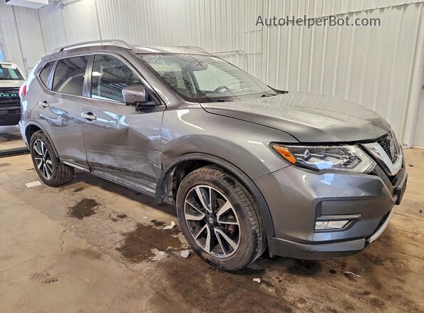 JN8AT2MVXJW307028 2018 NISSAN ROGUE Gray Przód prawy