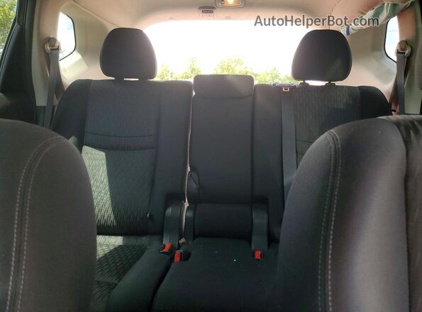 JN8AT2MVXJW309409 2018 NISSAN ROGUE Black Vista de los asientos traseros